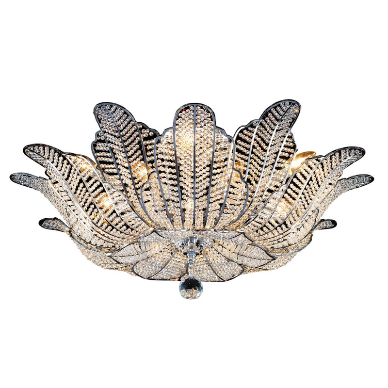 Потолочная люстра Franseza Chandelier chrome Хром Прозрачный (Transparent) Серебряный Потолочная люстра Franseza Chandelier chrome Хром Прозрачный (Transparent) Серебряный в Твери | Loft Concept