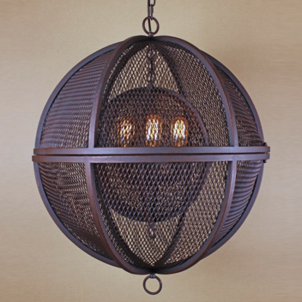 Люстра Double Sphere Pendant Коричневый Люстра Double Sphere Pendant Коричневый в Твери | Loft Concept