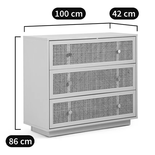 Комод с тремя ящиками Tomio Wicker Furniture Комод с тремя ящиками Tomio Wicker Furniture в Твери