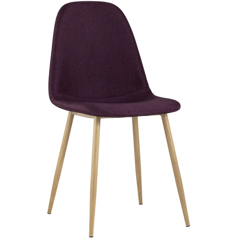 Стул Archie Chair Ткань Рогожка Фиолетовый цвет Фиолетовый Древесина Стул Archie Chair Ткань Рогожка Фиолетовый цвет Фиолетовый Древесина в Твери | Loft Concept