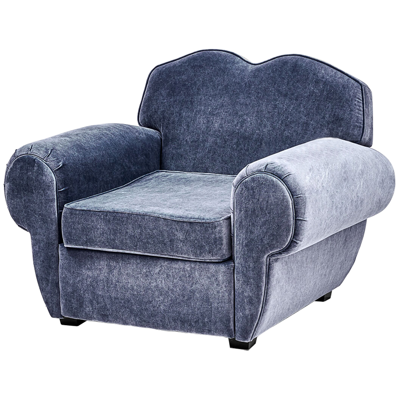 Кресло Braganza Chair Dusty Blueberry Сапфирово-синий Кресло Braganza Chair Dusty Blueberry Сапфирово-синий в Твери | Loft Concept