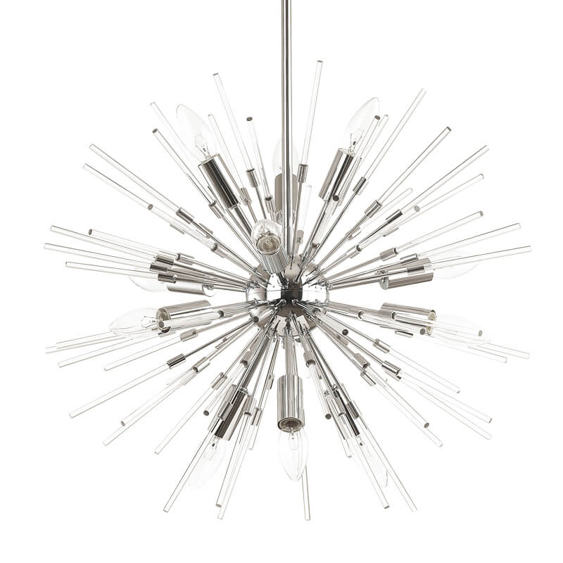 Люстра Welund Sputnik Chandelier chromium Хром Прозрачный Люстра Welund Sputnik Chandelier chromium Хром Прозрачный в Твери | Loft Concept