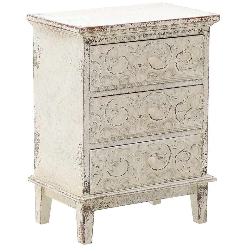 Тумба Senchia Provence Nightstand Молочный Тумба Senchia Provence Nightstand Молочный в Твери | Loft Concept
