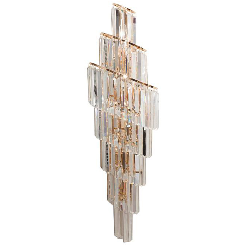 Бра Odeon Cascade Wall Lamp Right Прозрачный Золотой Бра Odeon Cascade Wall Lamp Right Прозрачный Золотой в Твери | Loft Concept