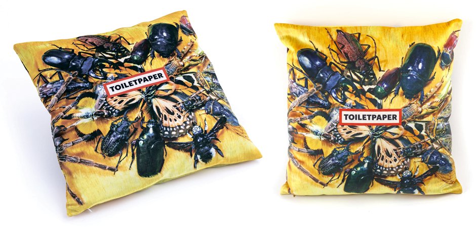 Подушка Seletti Cushion Insects Toiletpaper Подушка Seletti Cushion Insects Toiletpaper - Loft-Concept в Твери