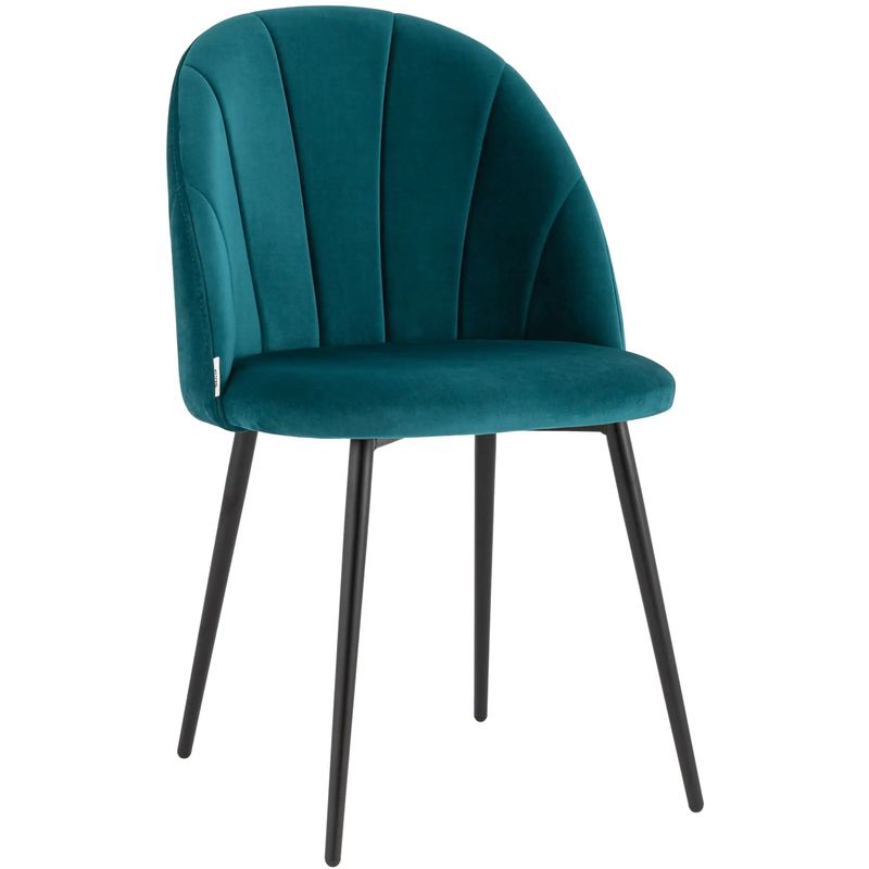Стул Balsari S Chair Темно-Бирюзовый Велюр Бирюзовый Черный Стул Balsari S Chair Темно-Бирюзовый Велюр Бирюзовый Черный в Твери | Loft Concept
