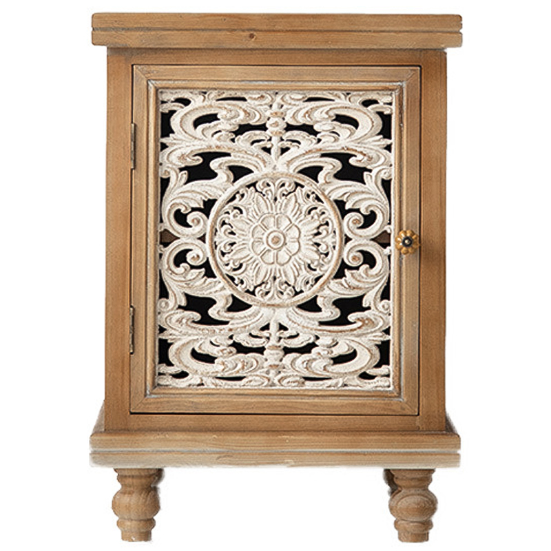 Тумба Frederic Provence Nightstand Древесина Бежевый Тумба Frederic Provence Nightstand Древесина Бежевый в Твери | Loft Concept