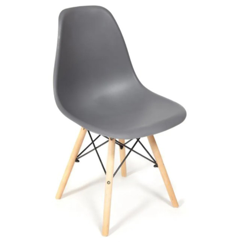 Стул DSW grey Серый Древесина Стул DSW grey Серый Древесина в Твери | Loft Concept