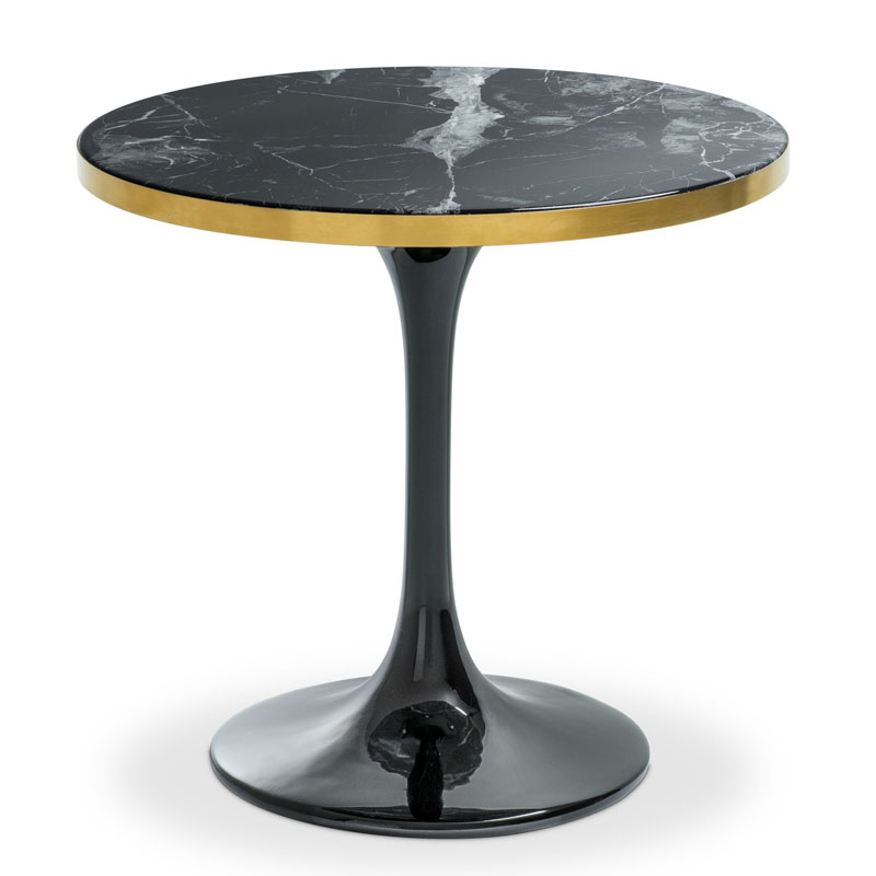 Приставной стол Eichholtz SIDE TABLE PARME Черный Мрамор Nero Приставной стол Eichholtz SIDE TABLE PARME Черный Мрамор Nero в Твери | Loft Concept