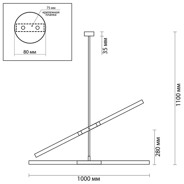 Светильник Gold Delta Light 4 lamp Светильник Gold Delta Light 4 lamp в Твери