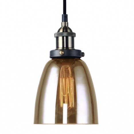 Подвесной светильник Smoke Glass Cloche Pendant Подвесной светильник Smoke Glass Cloche Pendant в Твери | Loft Concept