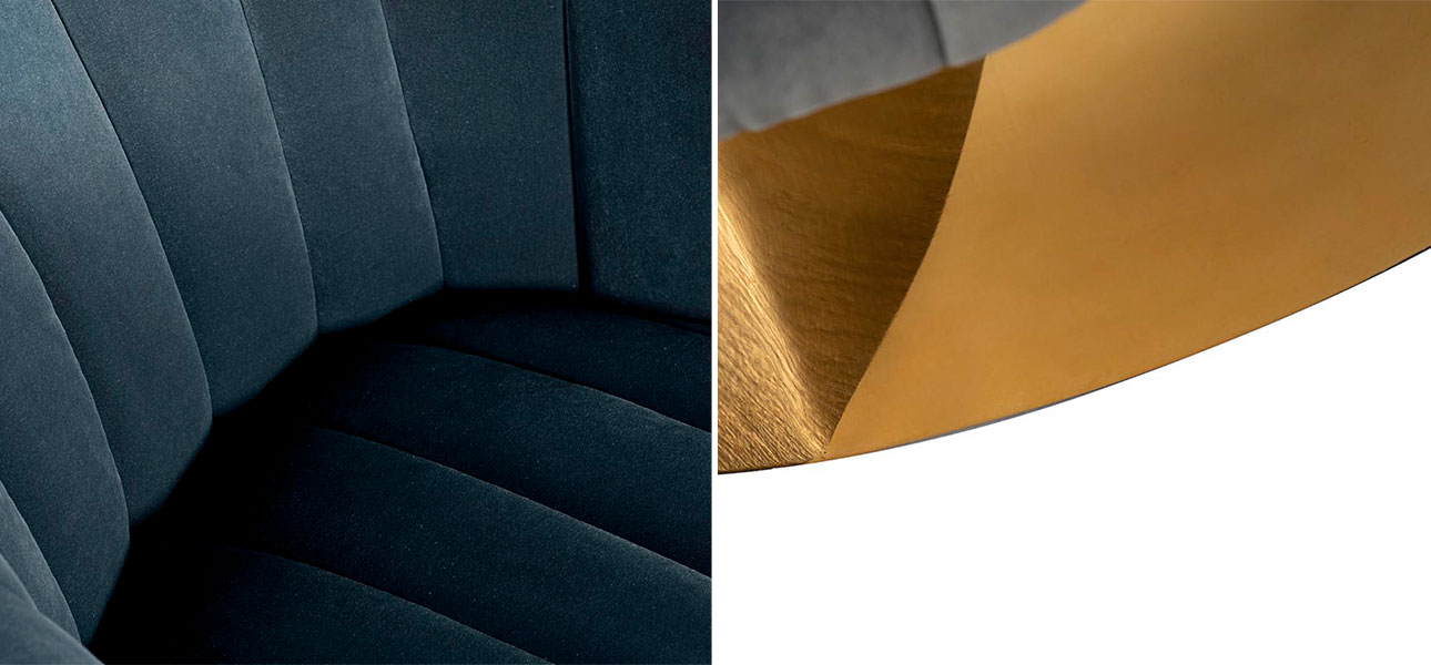 Кресло Civic Space BLUE VELOUR - фото №3