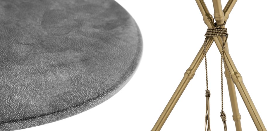 Приставной стол Stingray Skin Triangles Приставной стол Stingray Skin Triangles - Loft-Concept в Твери