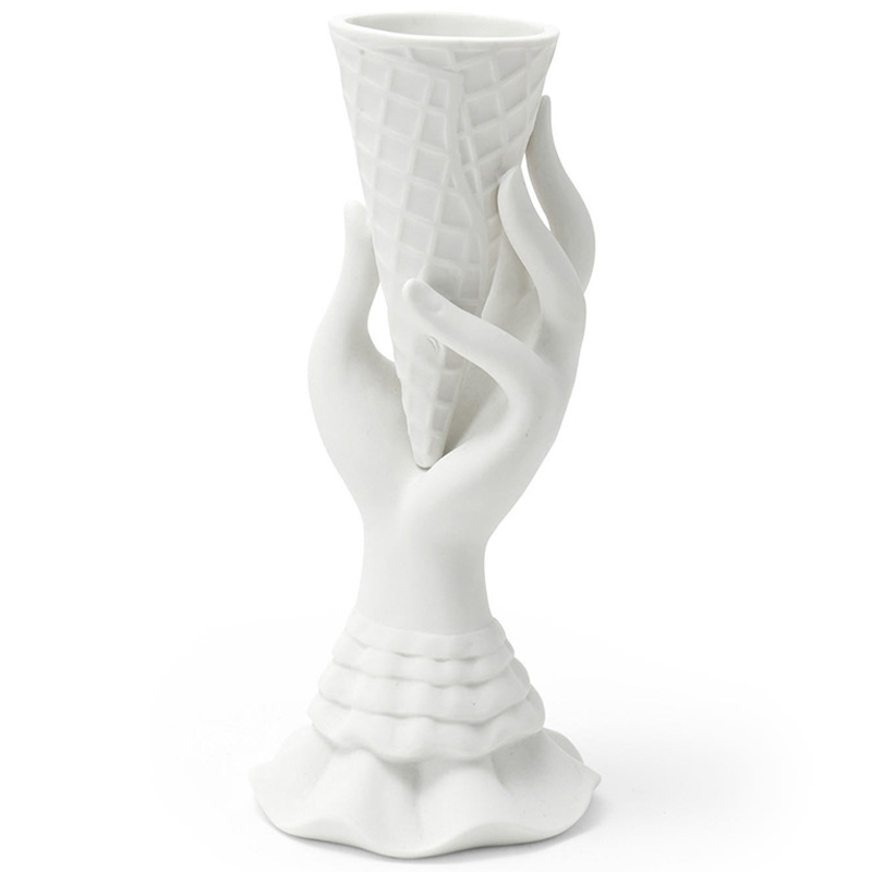 Статуэтка Jonathan Adler I-Scream Vase Белый Статуэтка Jonathan Adler I-Scream Vase Белый в Твери | Loft Concept