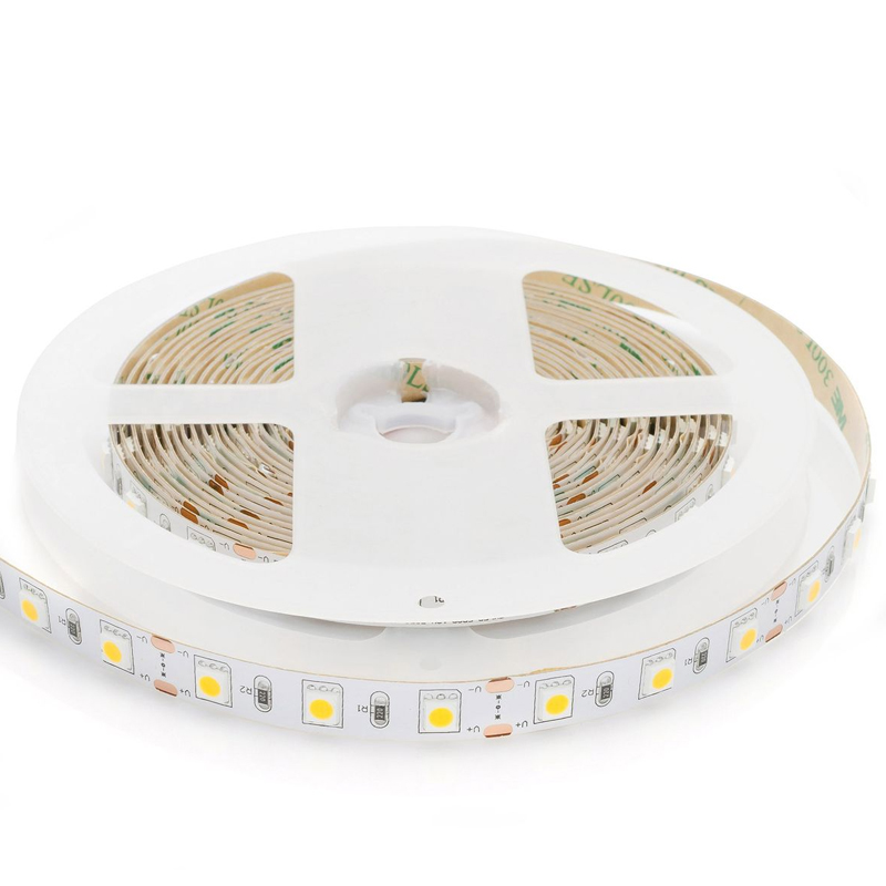 Светодиодная лента 14,4W/m 60LED/m 5050SMD теплый белый Белый в Твери | Loft Concept 