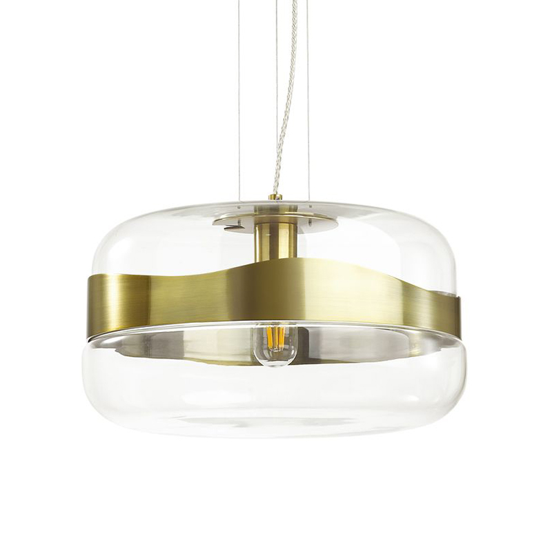 Люстра Igon Gold Lamp Золотой Прозрачный Люстра Igon Gold Lamp Золотой Прозрачный в Твери | Loft Concept