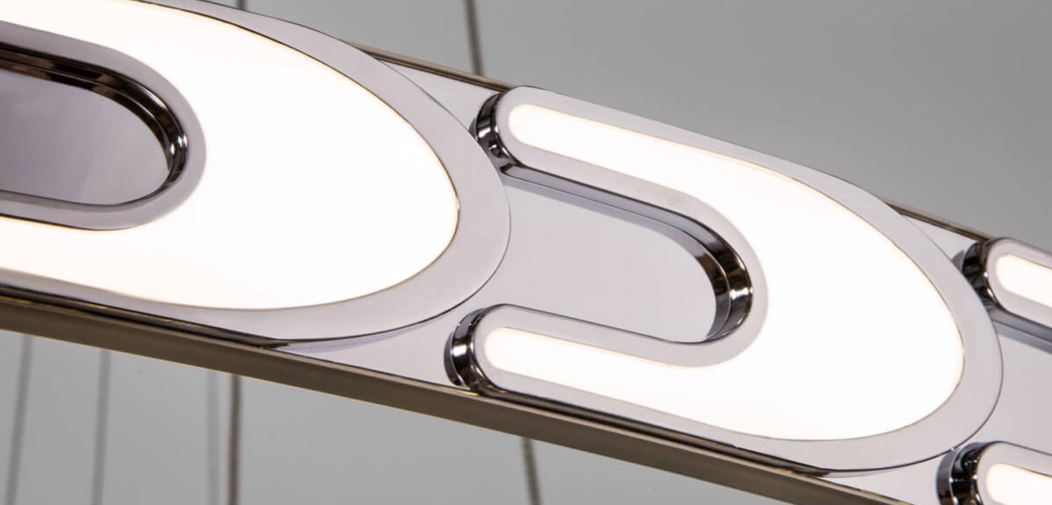 Люстра Maoris 3 Ring Horizontal Chandelier - фото №1