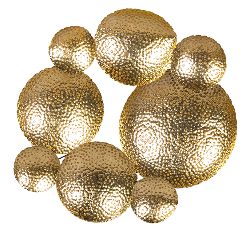 Панно Gold Discs Глянцевое золото Панно Gold Discs Глянцевое золото в Твери | Loft Concept