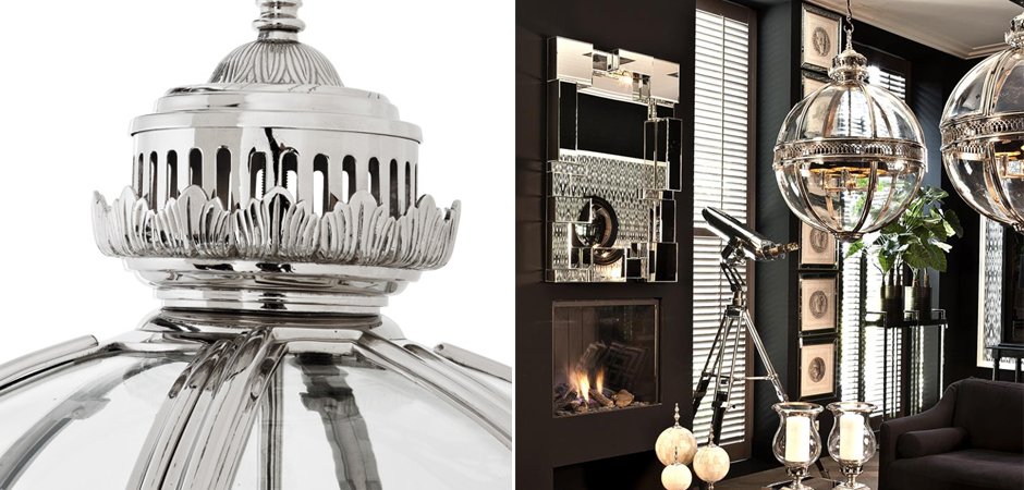 Люстра Lantern Residential Nickel L - Loft-Concept в Твери