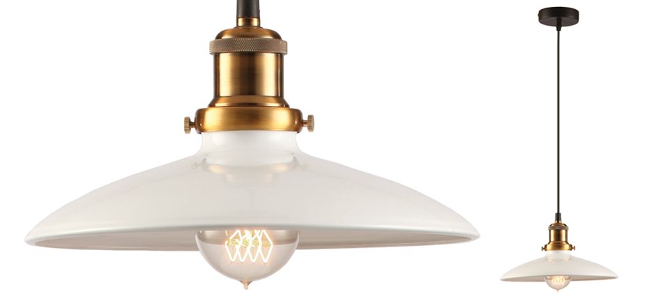 Подвесной светильник Loft Industrial White Bronze Подвесной светильник Loft Industrial White Bronze - Loft-Concept в Твери