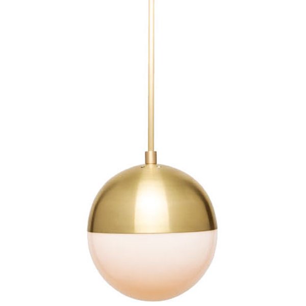 Подвесной светильник Cedar & Moss Pendant Lamp Латунь Прозрачный белый в Твери | Loft Concept 