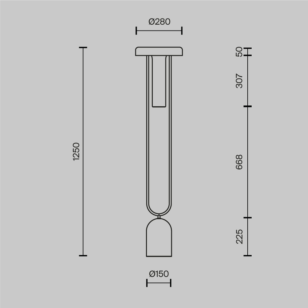 Напольный торшер светодионый Ikebana 3000К 24Вт в Твери
