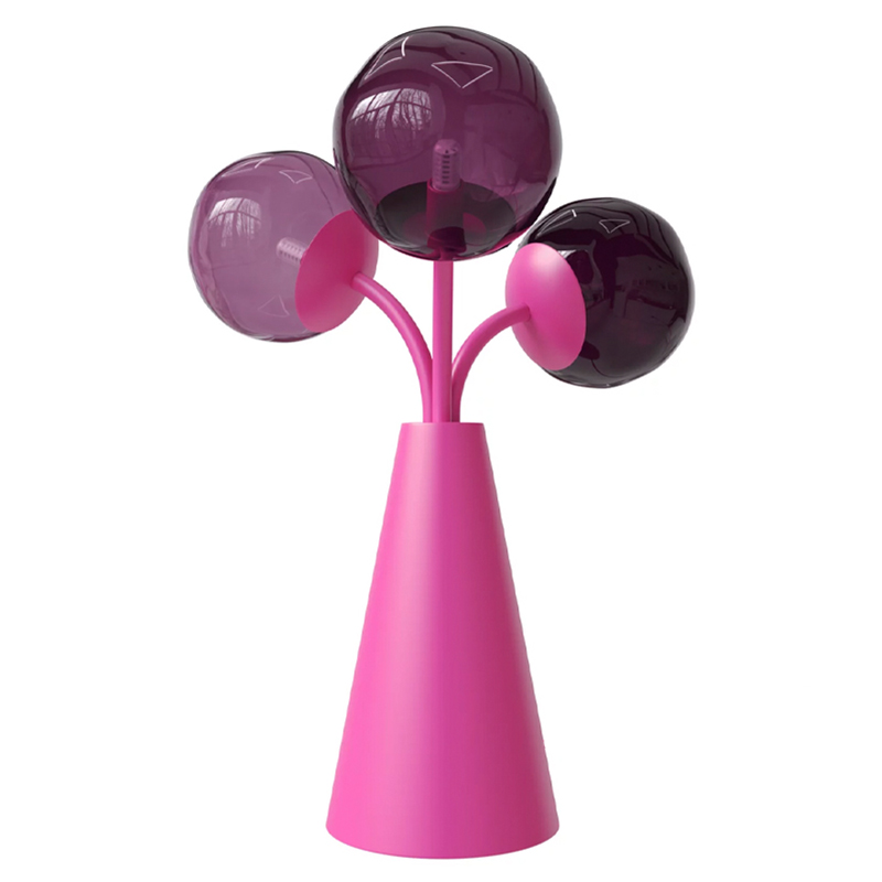 Настольная лампа Wild Grape pink Розовый Пурпурно-фиолетовый Настольная лампа Wild Grape pink Розовый Пурпурно-фиолетовый в Твери | Loft Concept
