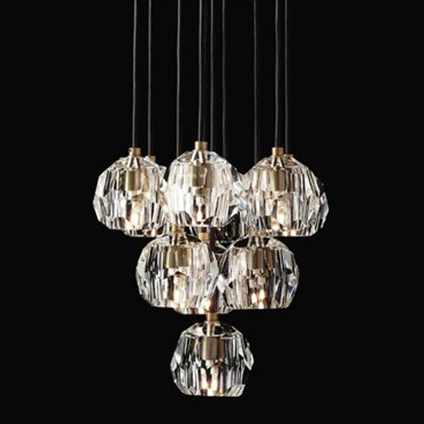 Люстра Boule De Cristal Round Cluster Chandelier 10 Латунь Люстра Boule De Cristal Round Cluster Chandelier 10 Латунь в Твери | Loft Concept