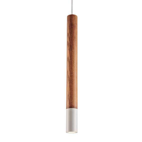 Подвесной светильник Trumpet Wood Pendant Lamp Коричневый Подвесной светильник Trumpet Wood Pendant Lamp Коричневый в Твери | Loft Concept