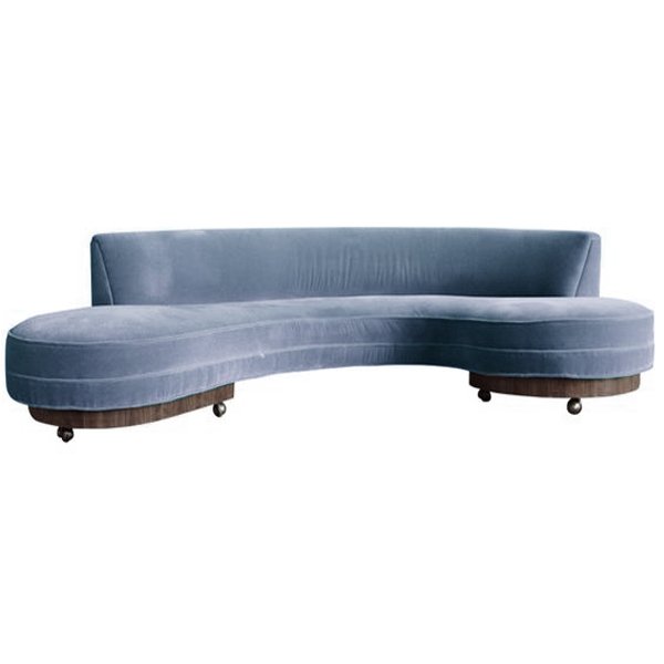 Early Vladimir Kagan Sofa Сизый в Твери | Loft Concept 