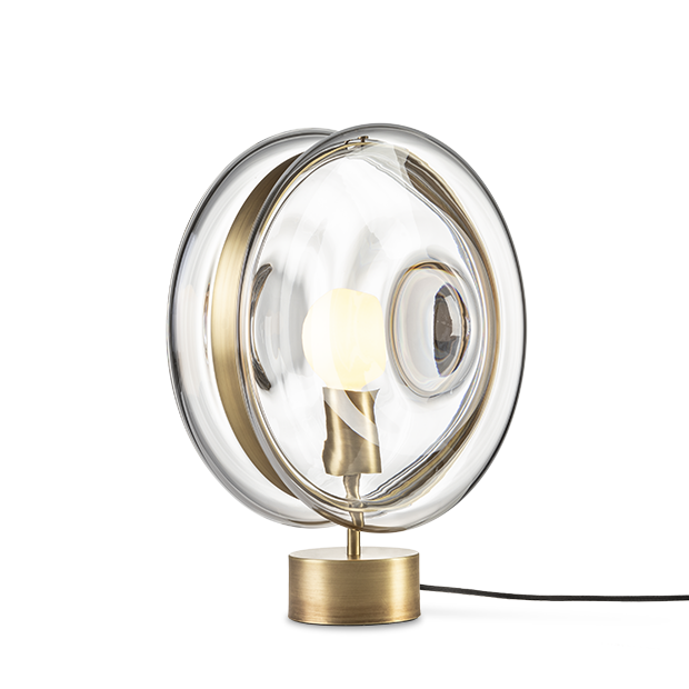 Настольная лампа Bomma Orbital Table Lamp Синий Серый Прозрачный Золотой Настольная лампа Bomma Orbital Table Lamp Синий Серый Прозрачный Золотой в Твери | Loft Concept