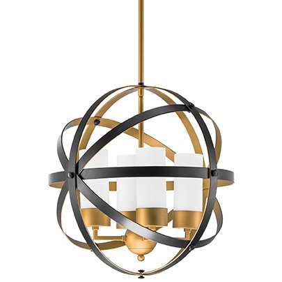 Люстра Olivier Frosted Gold Ball Черный Золотой Белый Люстра Olivier Frosted Gold Ball Черный Золотой Белый в Твери | Loft Concept