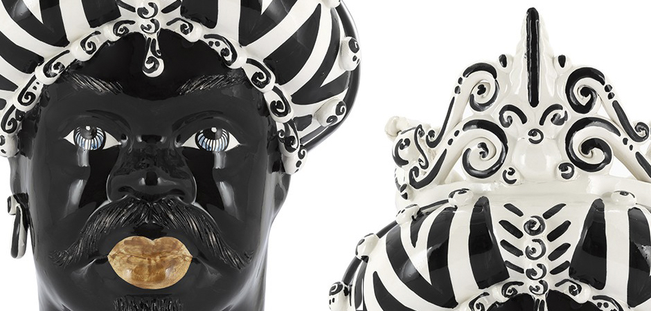 Ваза VASE MORO MAN MEDIUM zebra Ваза VASE MORO MAN MEDIUM zebra - Loft-Concept в Твери