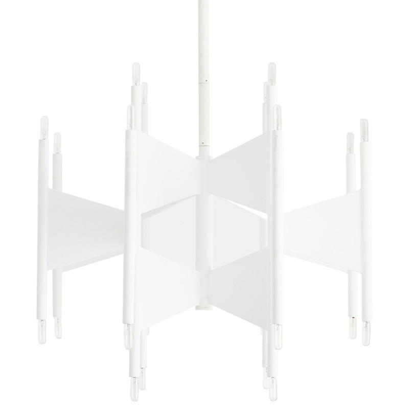 Люстра Arteriors DESKINS CHANDELIER Белый Люстра Arteriors DESKINS CHANDELIER Белый в Твери | Loft Concept