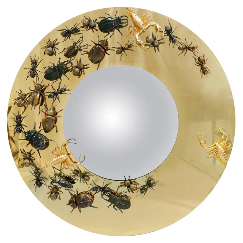 Зеркало Metamorphosis Convex Mirror in Polished Brass Золотой Зеркало Metamorphosis Convex Mirror in Polished Brass Золотой в Твери | Loft Concept