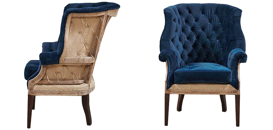 Кресло Gamilton Armchair Blue Кресло Gamilton Armchair Blue - Loft-Concept в Твери