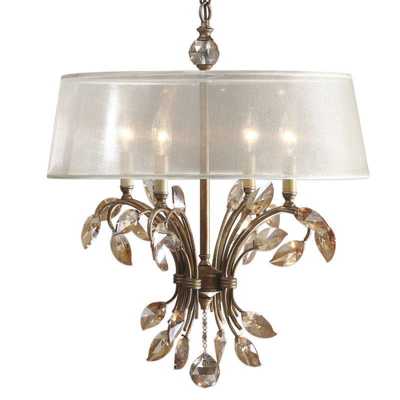 Люстра Malory Crystal Petals Chandelier Бронза Люстра Malory Crystal Petals Chandelier Бронза в Твери | Loft Concept