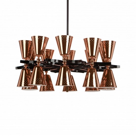 Потолочный светильник Charles 20 Suspension Light Медь Черный Потолочный светильник Charles 20 Suspension Light Медь Черный в Твери | Loft Concept