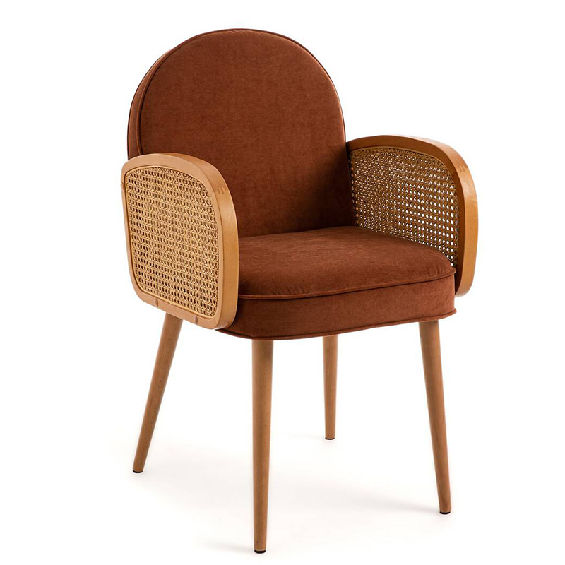 Стул Morten Wicker Terracotta Chair Терракотовый Стул Morten Wicker Terracotta Chair Терракотовый в Твери | Loft Concept