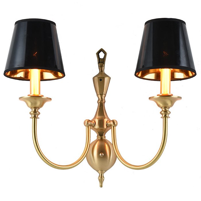 Бра Classic Monograms Double Черный Латунь Бра Classic Monograms Double Черный Латунь в Твери | Loft Concept