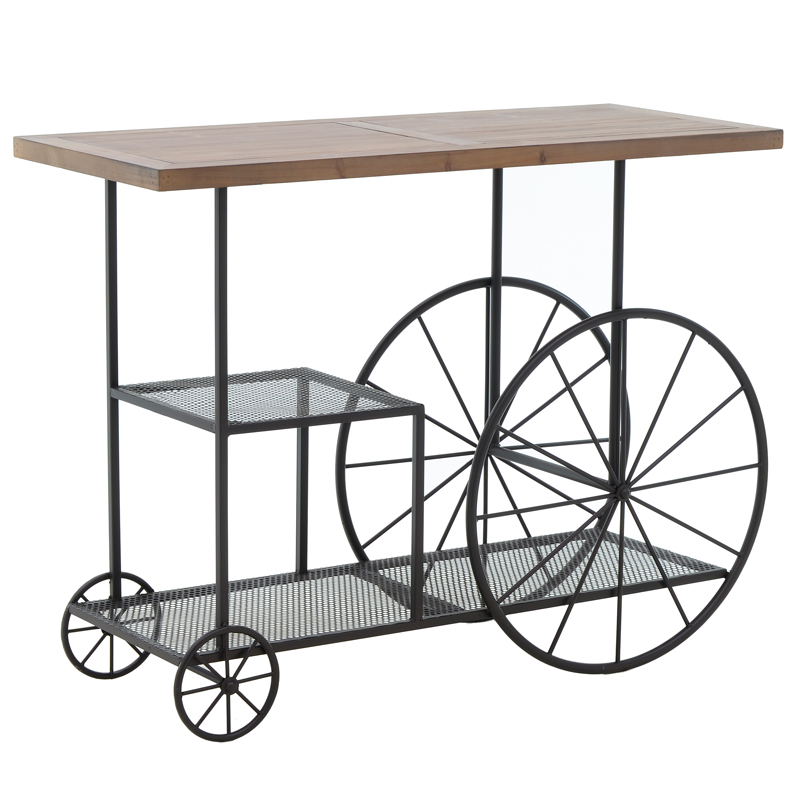 Консоль Trolley Loft Console Черный Древесина Консоль Trolley Loft Console Черный Древесина в Твери | Loft Concept