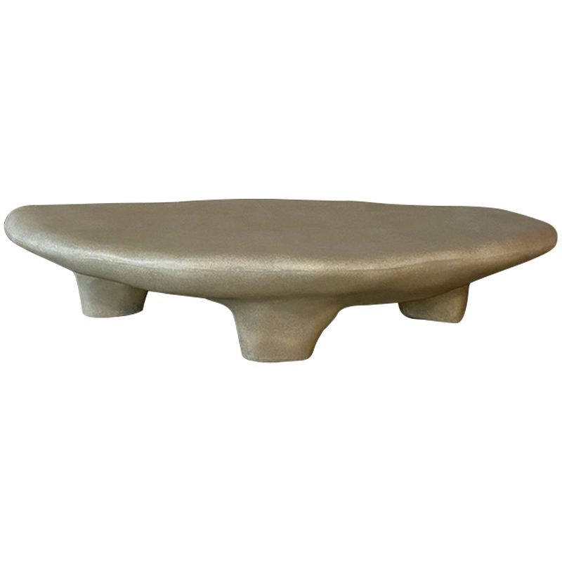 Кофейный стол Stone Coffee Table White Бежево-серый Кофейный стол Stone Coffee Table White Бежево-серый в Твери | Loft Concept