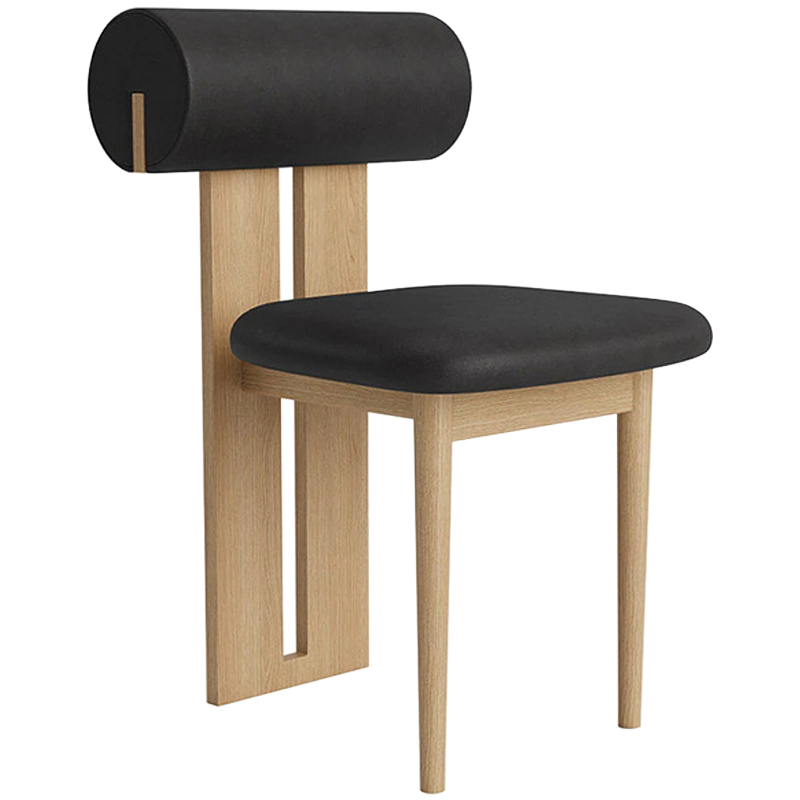 Стул Behemo Black Fabric Chair Древесина Черный Стул Behemo Black Fabric Chair Древесина Черный в Твери | Loft Concept