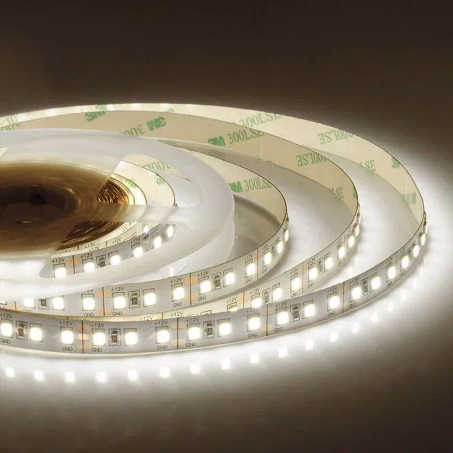 Светодиодная лента 10W/m 120LED/m 3528SMD теплый белый 5M Белый Светодиодная лента 10W/m 120LED/m 3528SMD теплый белый 5M Белый в Твери | Loft Concept