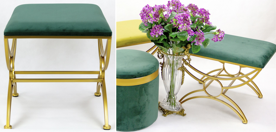 Пуф Art Deco Shapes Emerald Пуф Art Deco Shapes Emerald - Loft-Concept в Твери