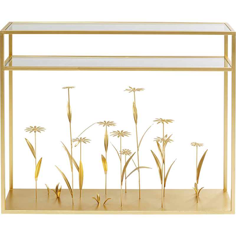 Консоль Golden Flowers Золотой Консоль Golden Flowers Золотой в Твери | Loft Concept