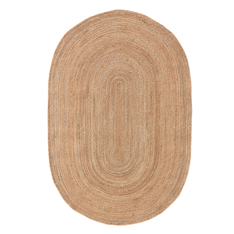 Ковер Oval Carpet 100% джут Бежевый Ковер Oval Carpet 100% джут Бежевый в Твери | Loft Concept