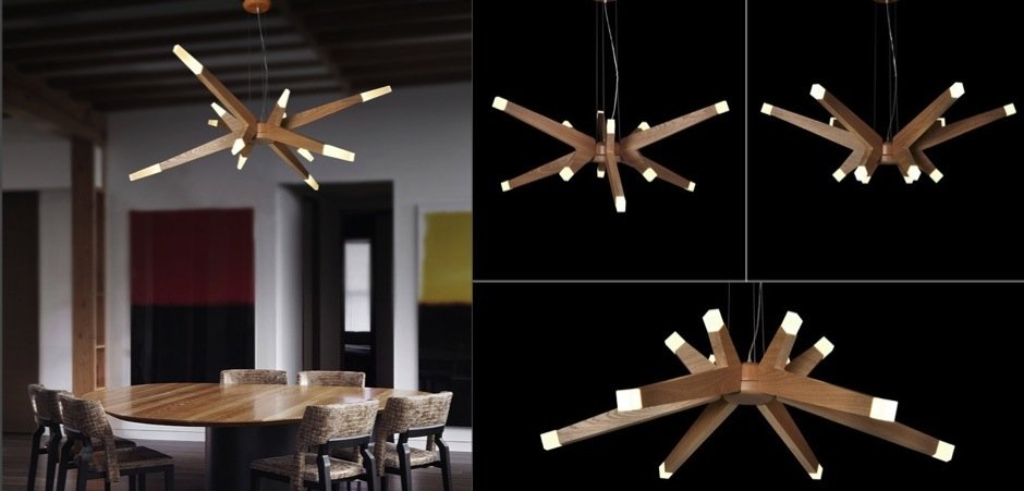 Люстра Wooden Glowworm Star Люстра Wooden Glowworm Star - Loft-Concept в Твери