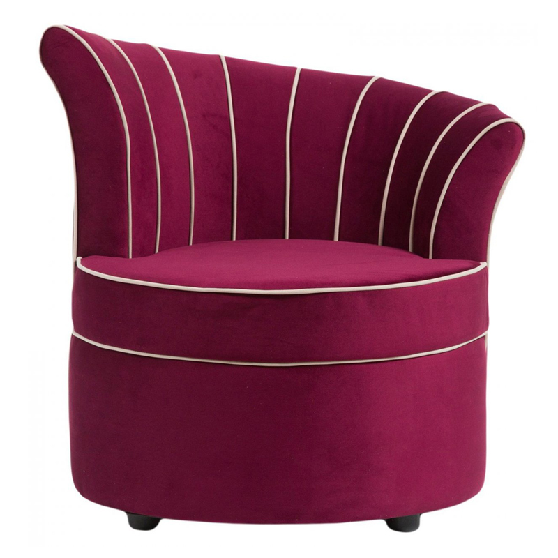 Кресло Curly Backrest Violet Лиловый Кресло Curly Backrest Violet Лиловый в Твери | Loft Concept
