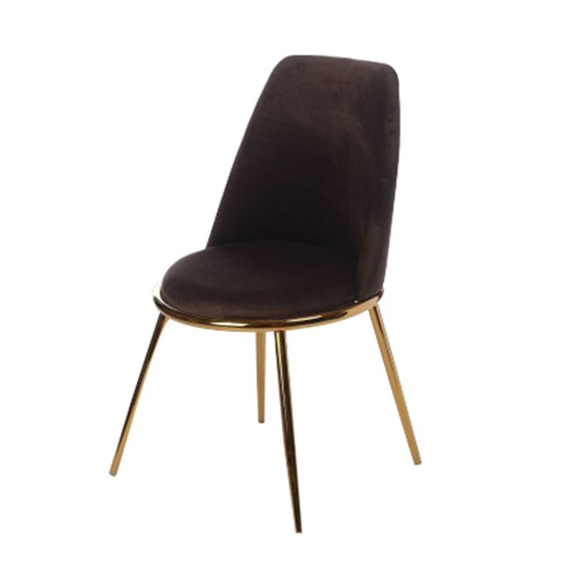 Стул Chairs Velvet Brown Коричневый Золотой Стул Chairs Velvet Brown Коричневый Золотой в Твери | Loft Concept